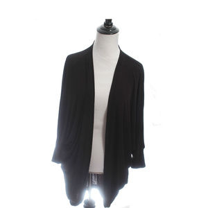 Gabriella Rossi Dolman Cardigan Drape Black S